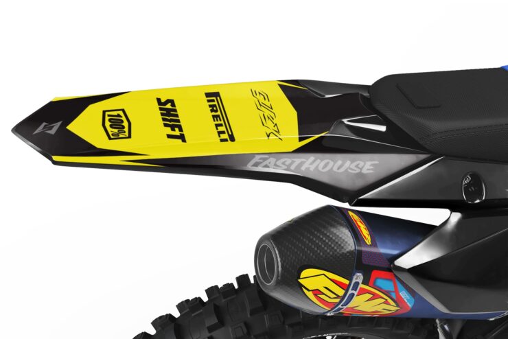 Suzuki Fasthouse Yellow REAR