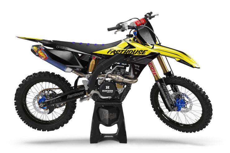 Suzuki Fasthouse Yellow SIDE