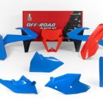 R-Tech KTM XC-W 125-150 2017-2019 EXC-EXCF-XC-W 250-500 2017-2019 Orange Blue + kryty tlmičov
