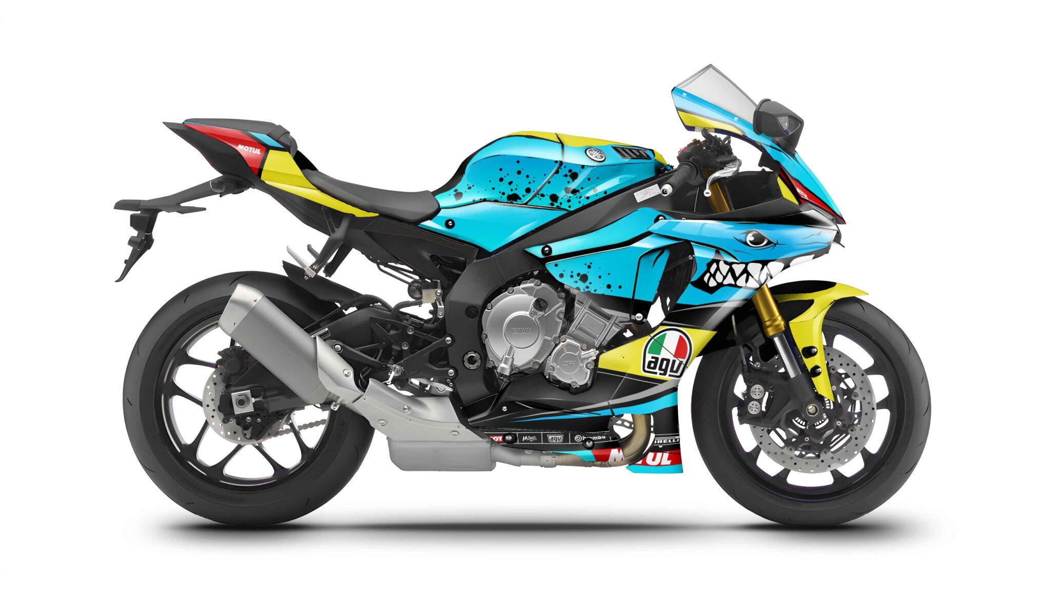 Sparky R1 R2 R3 Yamaha R125 / R3 / R6 / R7 / R9 / R1 - Motard Design