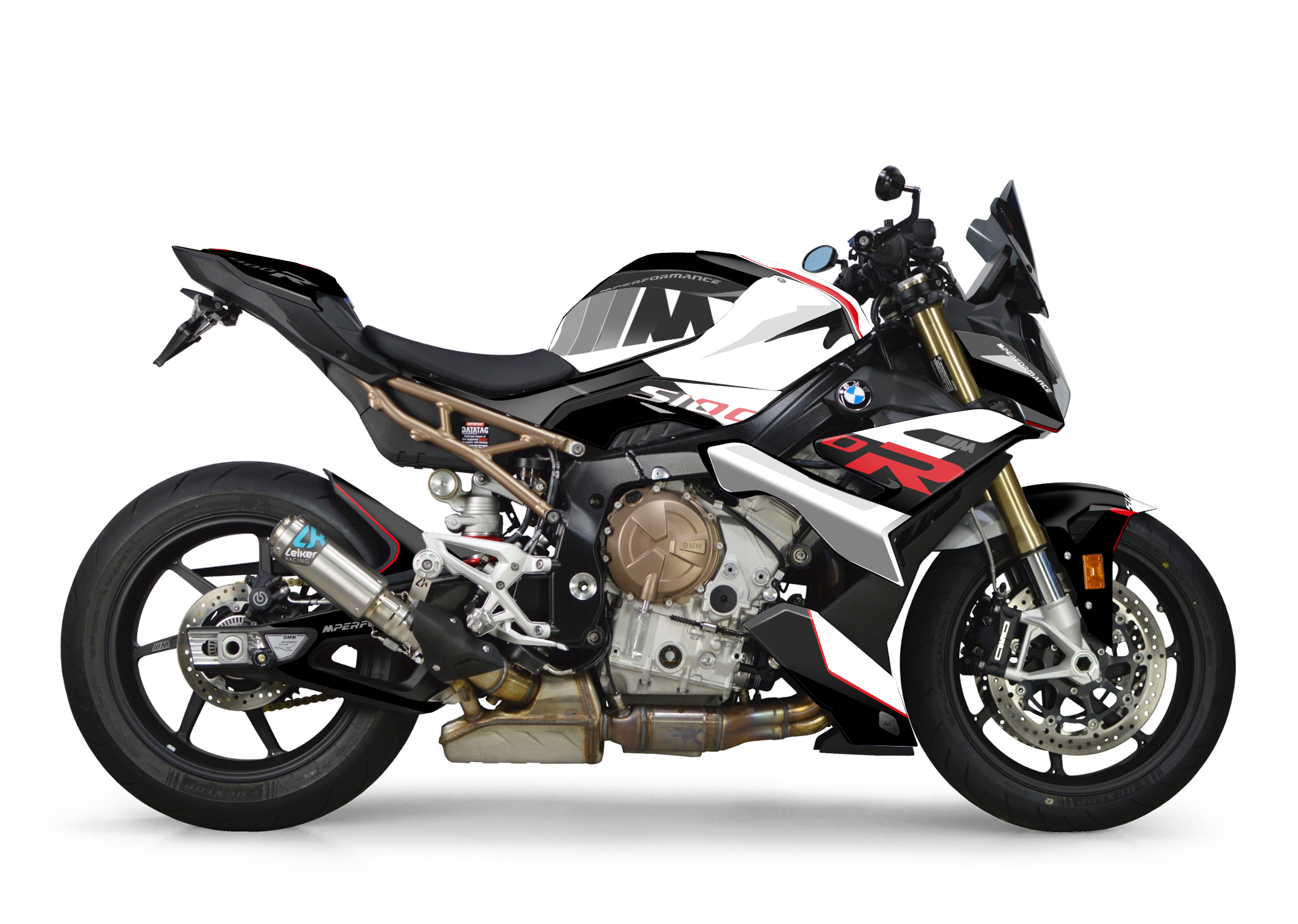 BMW S1000R 2023 2024 Mockup Side view DESIGN 10 graphics kit for BMW S 1000 R - Image 1
