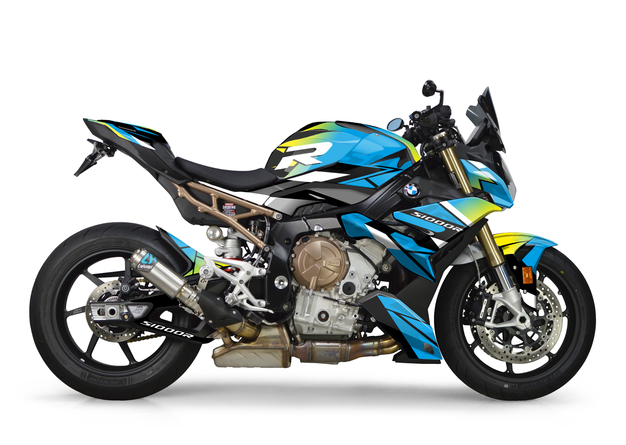 BMW S1000R 2023 2024 Mockup Side view DESIGN 7 graphics kit for BMW S 1000 R - Image 1