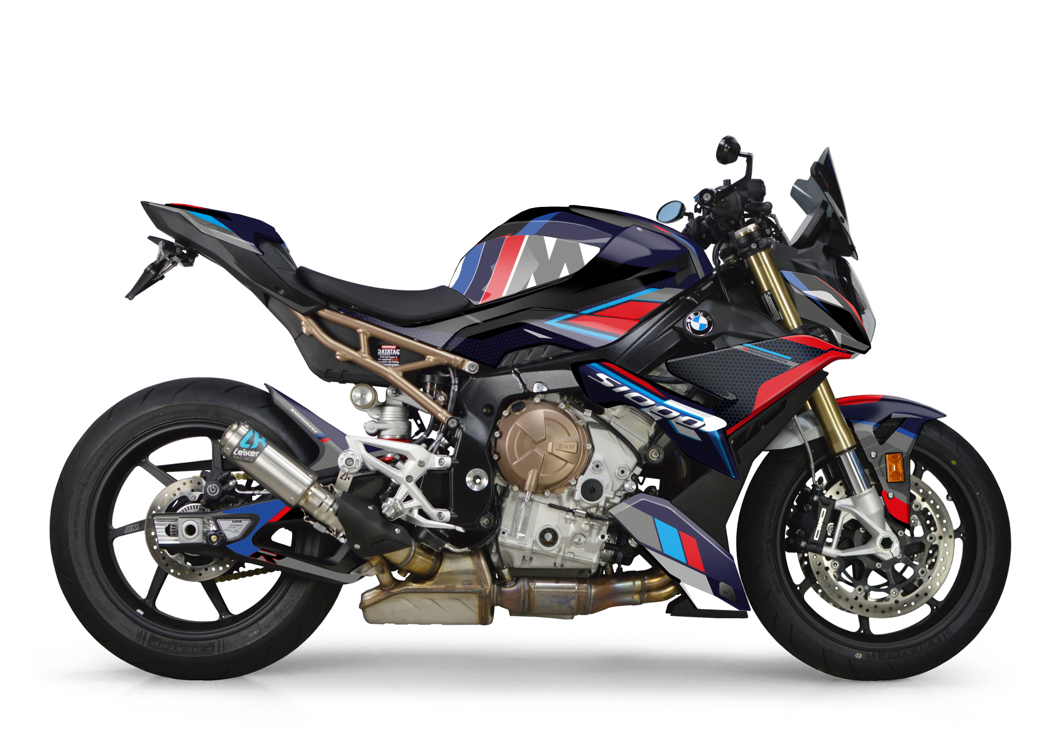BMW S1000R 2023 2024 Mockup Side view DESIGN 9 graphics kit for BMW S 1000 R - Image 1